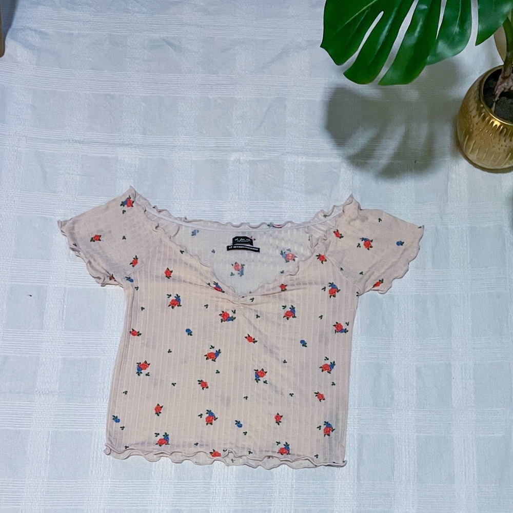 Ruffle Crop Top